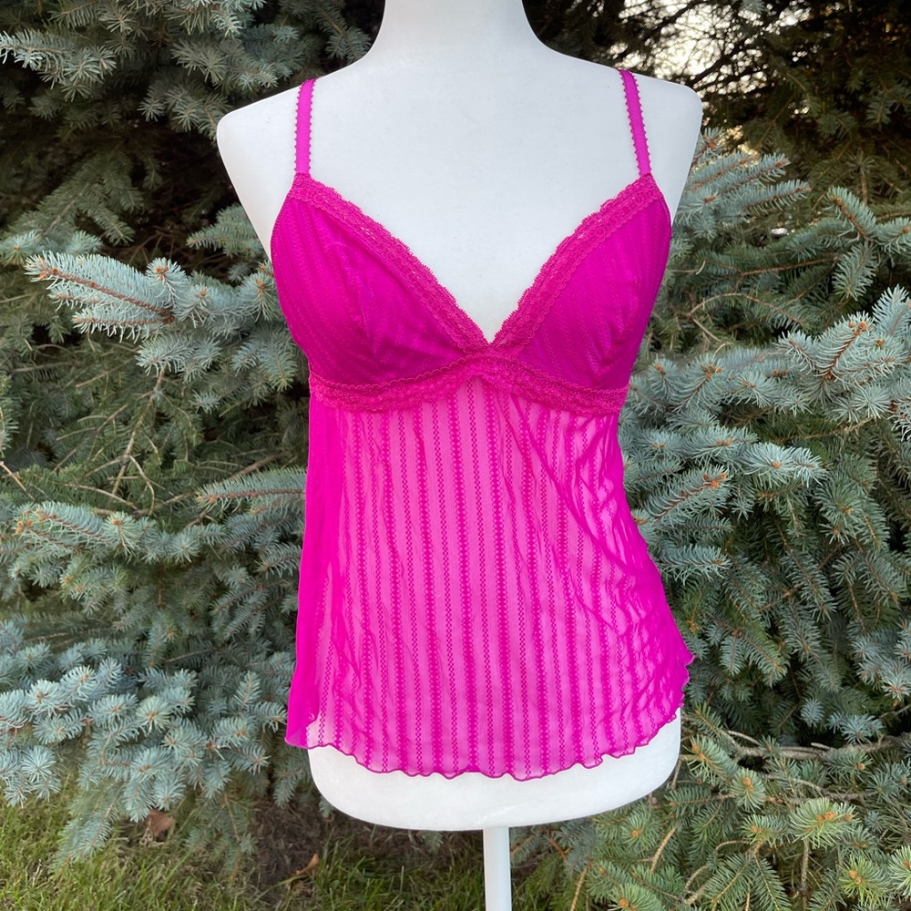 Bright Pink Lingerie Cami